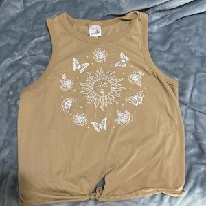 Tank top from belle du jour, tan size xl